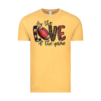 Vintage Mustard for the love of the game football Vintage Tee - CowhideDigitalArt