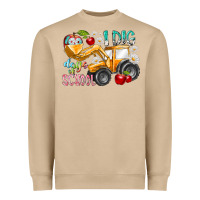 Mushroom i dig 100 days of school Heavyweight Sweatshirt - RacoonDesign