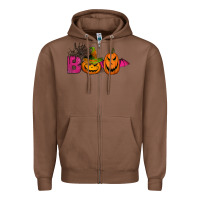 Chestnut boo pumpkins Zipper Hoodie - Jasminsmagicworld