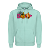 Boo Pumpkins Zipper Hoodie | Teevron