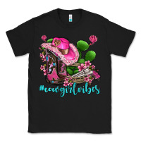 Black cowgirl vibes with boots and gun Classic Tee - AdoDesignShop