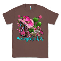 Chestnut cowgirl vibes with boots and gun Classic Tee - AdoDesignShop