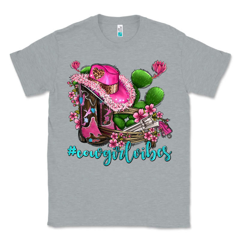 Cowgirl Vibes With Boots And Gun Classic Tee by AdoDesignShop | Teevron