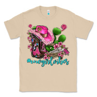 Mushroom cowgirl vibes with boots and gun Classic Tee - AdoDesignShop