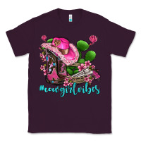 Plum cowgirl vibes with boots and gun Classic Tee - AdoDesignShop