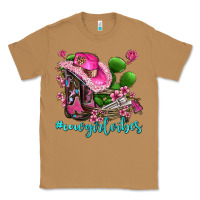 Toasted Coconut cowgirl vibes with boots and gun Classic Tee - AdoDesignShop