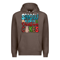 Coffee snow flakes and Christmas cakes Premium Hoodie - Jasminsmagicworld