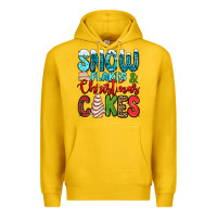Lemon snow flakes and Christmas cakes Premium Hoodie - Jasminsmagicworld
