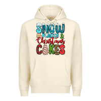 Sandshell snow flakes and Christmas cakes Premium Hoodie - Jasminsmagicworld