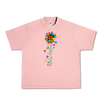 Salmon autism mama sunflower white Urban Heavy Tee - JahusDesignShop