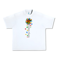 White autism mama sunflower white Urban Heavy Tee - JahusDesignShop