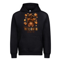 Black have a melanin christmas afro messy bun Urban Hoodie - texasbilliewilder
