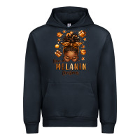 Navy have a melanin christmas afro messy bun Urban Hoodie - texasbilliewilder