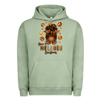 Pigment Oil Green have a melanin christmas afro messy bun Urban Hoodie - texasbilliewilder
