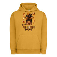 Pigment Peanut Butter have a melanin christmas afro messy bun Urban Hoodie - texasbilliewilder