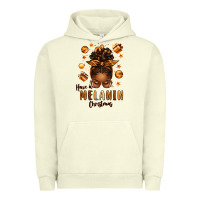 Pigment Pistachio have a melanin christmas afro messy bun Urban Hoodie - texasbilliewilder