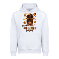 White have a melanin christmas afro messy bun Urban Hoodie - texasbilliewilder