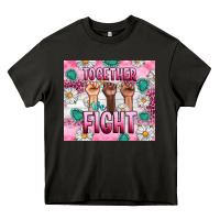 Asphalt Breast Cancer Together Fight Heavy Core Tee - Artiststas