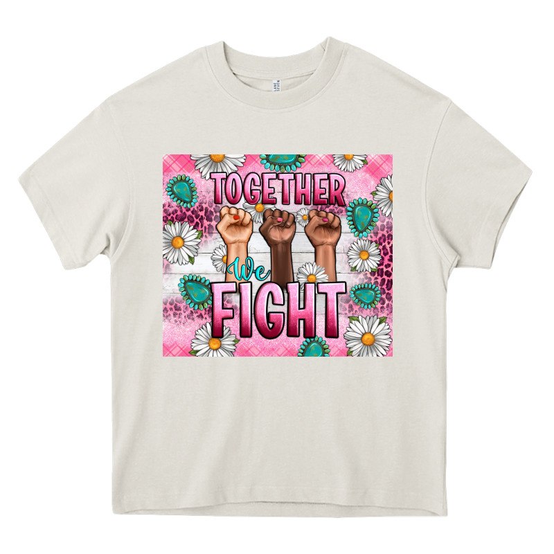 Breast Cancer Together Fight Heavy Core Tee by Artiststas | Teevron