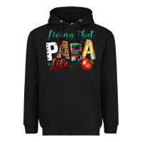 Black living that para life Heavyweight Hoodie - NancyCooperArtShop