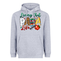 Heather Grey living that para life Heavyweight Hoodie - NancyCooperArtShop