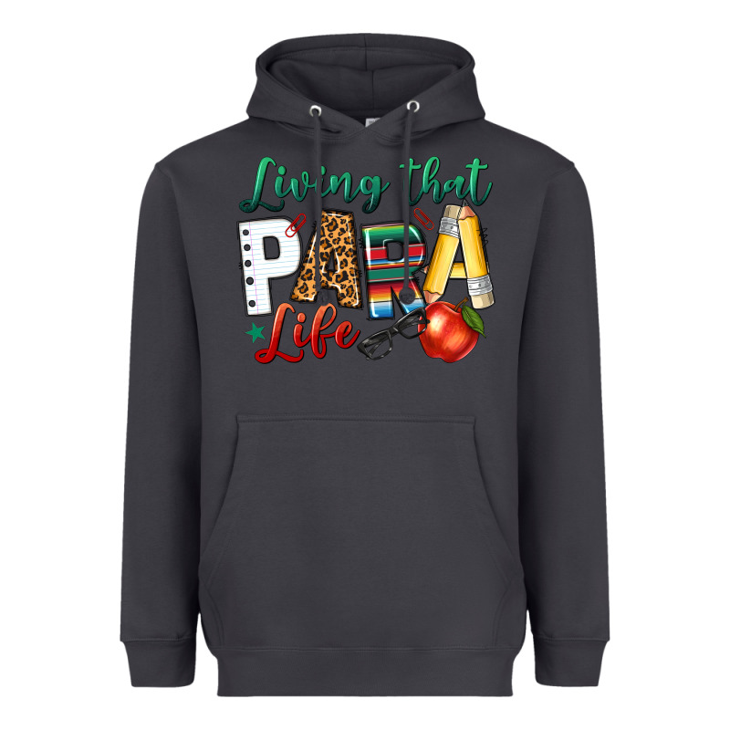 Living That Para Life Heavyweight Hoodie by NancyCooperArtShop | Teevron