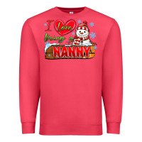 Cardinal i love being a nanny Premium Sweatshirt - MaliasSmallBusiness