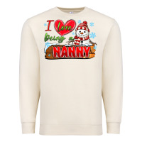 Sandshell i love being a nanny Premium Sweatshirt - MaliasSmallBusiness