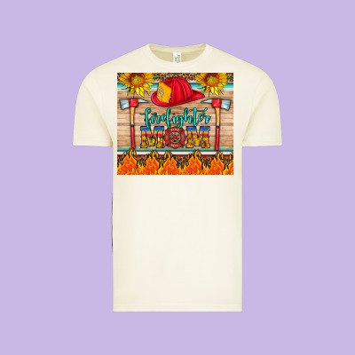 Firefighter Mom Vintage Tee Designed By Hra Design Shop