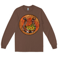 Chestnut horseshoe circle Long Sleeve Tee - JahusDesignShop