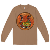 Toasted Coconut horseshoe circle Long Sleeve Tee - JahusDesignShop