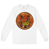 White horseshoe circle Long Sleeve Tee - JahusDesignShop