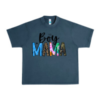 Midnight Navy boy mama white Urban Heavy Tee - JahusDesignShop