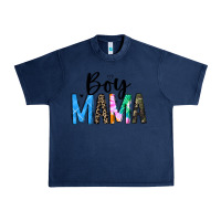Navy boy mama white Urban Heavy Tee - JahusDesignShop
