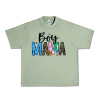 Oil Green boy mama white Urban Heavy Tee - JahusDesignShop