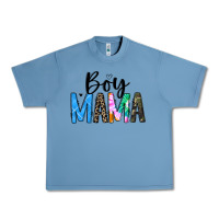 Pebble Blue boy mama white Urban Heavy Tee - JahusDesignShop