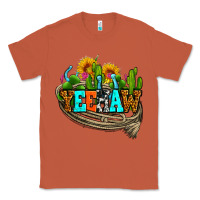 Copper yeehaw and cactus with horseshoe Classic Tee - AdoDesignShop