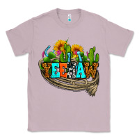 Lilac yeehaw and cactus with horseshoe Classic Tee - AdoDesignShop