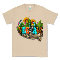 Mushroom yeehaw and cactus with horseshoe Classic Tee - AdoDesignShop