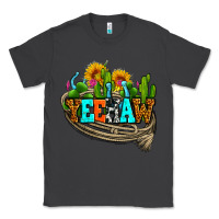 Smoke yeehaw and cactus with horseshoe Classic Tee - AdoDesignShop