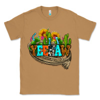 Toasted Coconut yeehaw and cactus with horseshoe Classic Tee - AdoDesignShop
