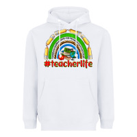 White teacher life Heavyweight Hoodie - NancyCooperArtShop