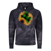 Cloud Black sunflower christmas patch Vintage Hoodie - JahusDesignShop