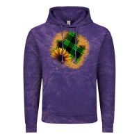 Cloud Purple sunflower christmas patch Vintage Hoodie - JahusDesignShop