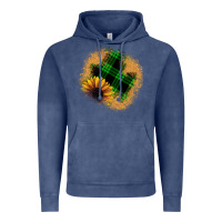 Vintage Denim sunflower christmas patch Vintage Hoodie - JahusDesignShop