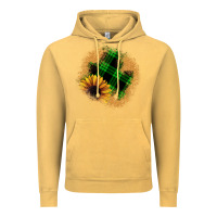 Vintage Mustard sunflower christmas patch Vintage Hoodie - JahusDesignShop