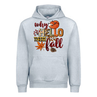 Heather Grey Why hello there Fall Urban Hoodie - NancyCooperArtShop