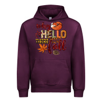 Mauve Wine Why hello there Fall Urban Hoodie - NancyCooperArtShop