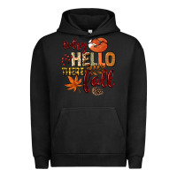 Pigment Black Why hello there Fall Urban Hoodie - NancyCooperArtShop