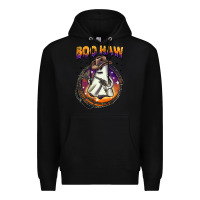 Black boo haw Premium Hoodie - BarkalooDesign